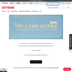 Win a $9000 VISA Gift Card and $1000 Cotton on Gift Card from Cotton on