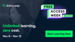 Free Access to DataCamp (Nov 6 – Nov 12, All 450+ courses) - Free @ DataCamp