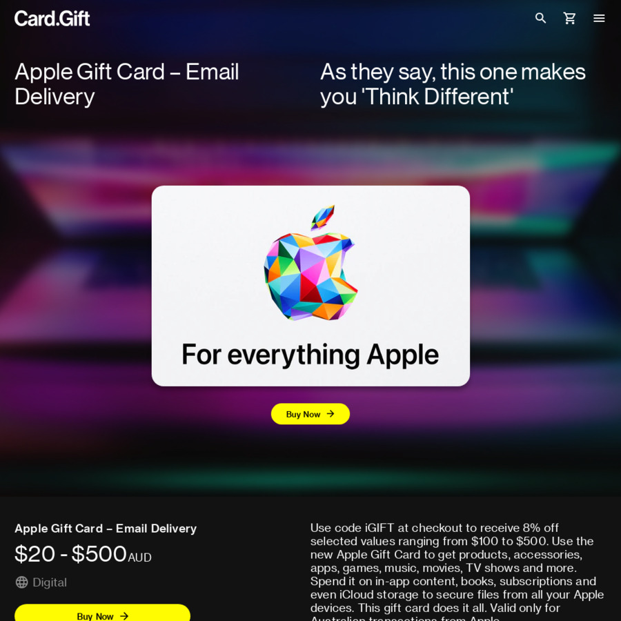 15% off $20 Apple Gift Cards (Excludes Variable Load, Max 5 Per Customer) @  Coles : r/OzBargain