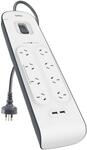 Belkin 2.4 Amp USB Charging 8-Outlet Surge Protection Strip $49.90 ~ $51.99 + Delivery ($0 C&C/In-Store) @ Bunnings