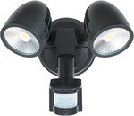 Starco Lighting 24W LED Twin Head Spotlight Black/White $53 (Was $66.24) + Delivery ($0 C&C) @ Star Sparky Direct