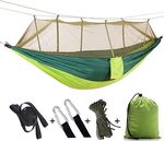 Camping Hammock Kit with Mosquito Net and Tree Straps $16.99 + Delivery ($0 with Prime/ $59 Spend) @ Reborn-AU Amazon AU