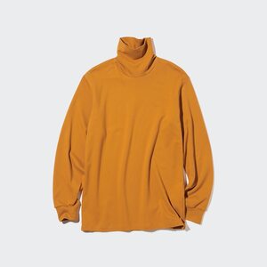 Men's Turtleneck Long Sleeve T-Shirt (Yellow, S/M/L/XL/XXL) $9.90 + $7.95 Delivery ($0 C&C/ in-Store/ $75 Order) @ UNIQLO