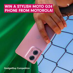 Win a Motorola Moto G24 Mobile Phone from Gadget Guy + Motorola
