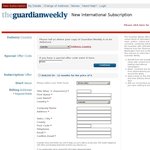 New The Guardian Weekly 1 Year Subscription $129.50