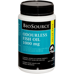BioSource Odourless Fish Oil 1000mg 400 Capsules $14.39 + $9.95 Del ($0 C&C/ in-Store/ OnePass/ $50 Member Order) @ Priceline