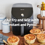 Win 1 of 2 Instant Slim Air Fryer + Pyrex Air Fryer Kits from Instant Australia & NZ + Pyrex