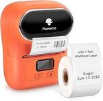 Phomemo-M110 Bluetooth Thermal Mini Label Printer Orange/Blue $25.49 + Delivery ($0 with Prime/ $59 Spend) @ Phomemo Amazon AU