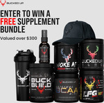 Win a Supplement Bundle Worth over $300 from Bucked Up