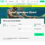 20% off Travel Insurance @ Travel Insurance Direct