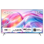 CHIQ 75” 4K UHD HDR Google Frameless Smart TV for $788 + Delivery ($0 C&C/ in-Store) @ Bing Lee