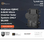 Enphase IQ8HC 6.6kw Micro Inverter Solar System ONLY $6,999 @ RK Solar