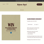 Win a Night out at Hickens Hotel Valued at $1,200 for You & 4 Mates from Hickens Hotel [in Melbourne]