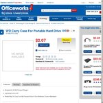 WD Carry Case for Portable Hard Drive $2.07 @ OW (Limited Stock Depends on Your Location)