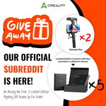 Win 1 of 2 Ferret Pro 3D Scanners or 1 of 5 Limited Edition Custom Gift Boxes from Creality