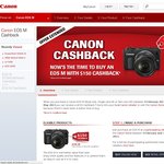 CANON EOS-M Compact System Camera Twin Lens Kit Black @ 448.50 after $150 Cash Back