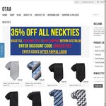 35% OFF All Mens Neckties (8.5cm Regular Ties) Only | Free Shipping in Australia | OTAA.COM.AU
