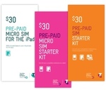 Telstra $30 SIM Starter Kits $10ea (Save $20) at Australia Post