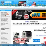 GoPro Hero3+ Silver Action Camera $319 with Free Extra Generic Battery (Free Shipping to Metro)