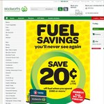 Woolworths - 20c/L Fuel Discount When Spending $100 or More (Last Ever Chance before 2014!)