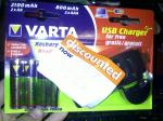 Varta Ready2Use rechargeable 2AA+2AAA+USB charger for $5, clearance at Randwick Coles.