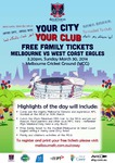 Free Family Ticket to Melbourne Football Club V West Coast Eagles Sunday March 30 3.20pm MCG