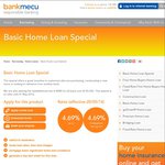Bankmecu Basic Home Loan Special at 4.69% Comparison