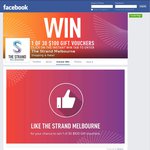 Instant Win 1 of 30 $100 Gift Cards for 'The Strand Melbourne'