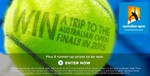 Win a Trip to The 2015 Australian Open Tennis Finals or Double Pass To The Singles Rounds from Coke Rewards (10 Tokens to Enter)