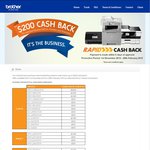 Brother Cash Back Is Back. MFC-L9550CDW- $200