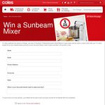 Win 1 of 5 Sunbeam Folding Mixmasters @ Coles