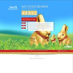 Lindt- Personalised Name Band for 100g Bunny with Purchase @ Coles
