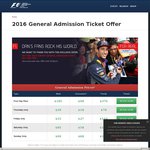 Buy One General Admission Ticket Get One Free - 2016 Australian F1 Grand Prix