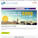 Melbourne - London RETURN Flights - $999 - Royal Brunei/STA Travel