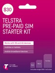 Telstra $30 Prepaid SIM Starter Kit - $15 @ The Good Guys