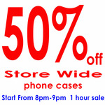 50% off Storewide All Phone Cases @ HTP2010 eBay (OZ Seller) + Free Postage