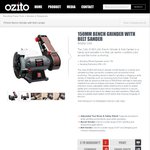 Ozito 150MM Bench Grinder with Belt Sander $55 Was $69 @ Bunnings Scoresby