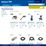 Masters Clearance Prices as Per North Lakes Qld (ONLY) Total of 47 Products