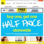 JayJays - Free Delivery + Buy 1 Get 2nd for Half Price (Excludes Sale Items)