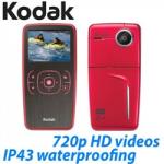 $69 Kodak Zx1 HD Video Camera (Refurbished) + Free Extra Kodak K8500-C Li-Ion Battery + Charger ($30 Value)