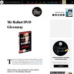 Win 1 of 10 Copies of Mr Robot: Series 1 on DVD from The Weekly Review (VIC)