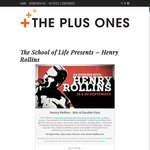 Win A Double Pass to See an Evening with Henry Rollins, Sept 20 from The Plus Ones (Melbourne)
