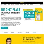 Optus 12 Months Sim Only Plan for $40/Month: 10GB Data, Unlimited Local Calls and SMS + 300 International Minutes
