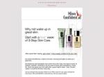 FREE week supply of Clinique 3-Step Skin Care @ Myer