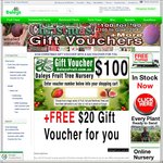 Buy a $100 Gift Voucher & Get $20 Gift Voucher for Yourself or $10 Bonus Voucher for $50 Gift Voucher @ Daley's Fruit