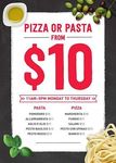Vapiano Pizza/Pasta from $10     [10AM - 5PM  |  MON - THURS]