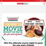 Win 1 of 16 Ultimate Movie Night-In Prize Packs Worth $195 from Nova [NSW/QLD/VIC/WA]