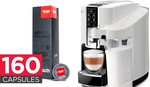 Saeco Bravista Latte Plus Caffitaly Coffee Capsule Machine (White or Red) + 160 MAP Coffee Capsules, $159 + $10 Postage @ Kogan