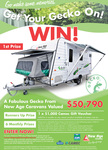 Win a Gecko GE16BE Lightweight Caravan Worth $50,790 or 1 of 13 Minor Prizes from Parable Productions