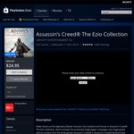 (PS4) Assassin's Creed The Ezio Collection - $24.95 @ AU PSN Store